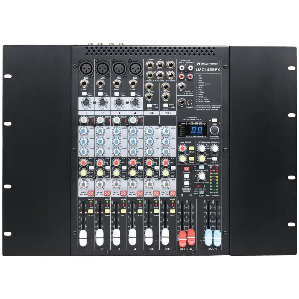 Mixer Console Per Dj Usb Pc Mac 8 Canali Lmc-1422fx - Foto 2
