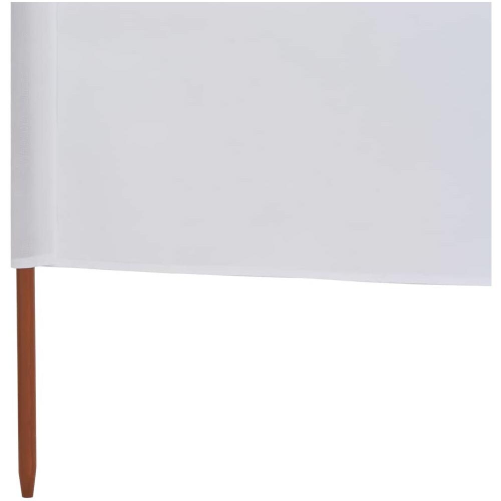 Paravento A 6 Pannelli In Tessuto 800x80cm Bianco - Foto 5