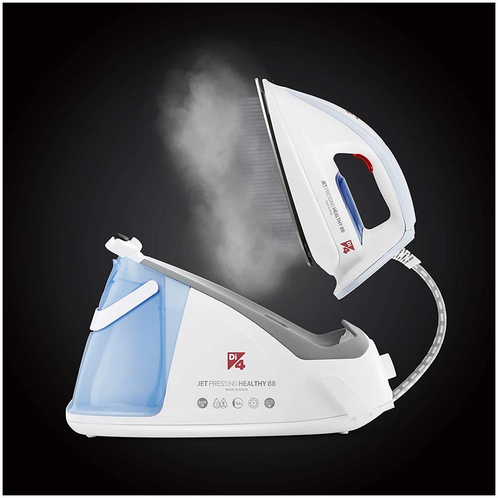 Jet Pressing 8b-ferro Da Stiro Con Caldaia, 2600 W, Healthy: Elimina Il 99,999999% Di Virus E Batteri - Foto 2