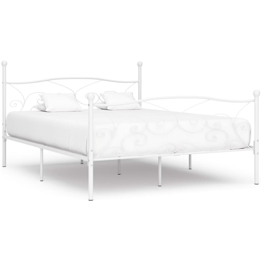 Giroletto Con Doghe Bianco In Metallo 180x200 Cm - Foto 1