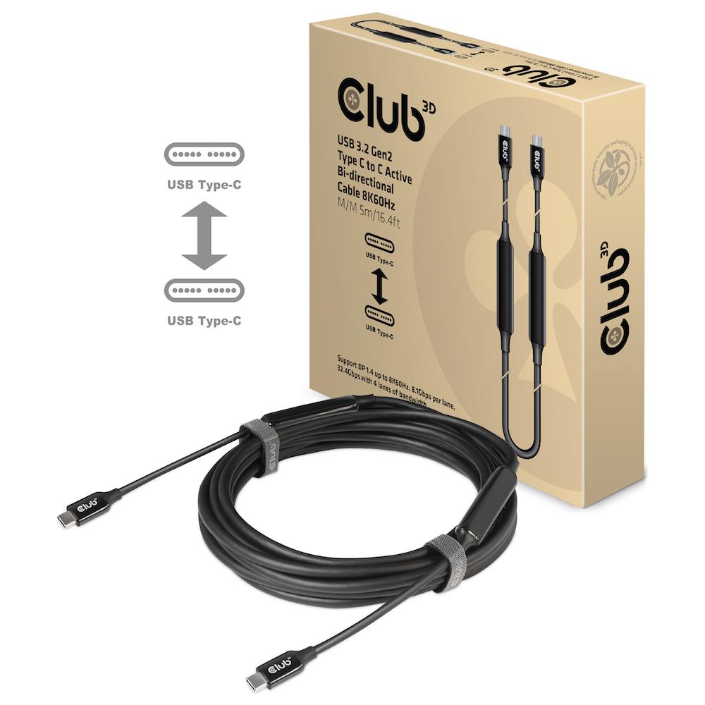 Cac-1535 Cavo Usb 5 M 3.2 Gen 2 (3.1 Gen 2) Usb C Nero - Foto 1