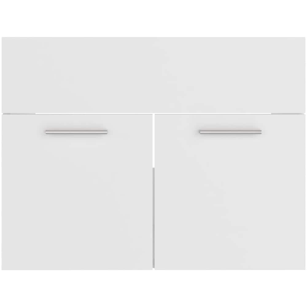 Set Mobili da Bagno Bianco in Legno Multistrato - Foto 8