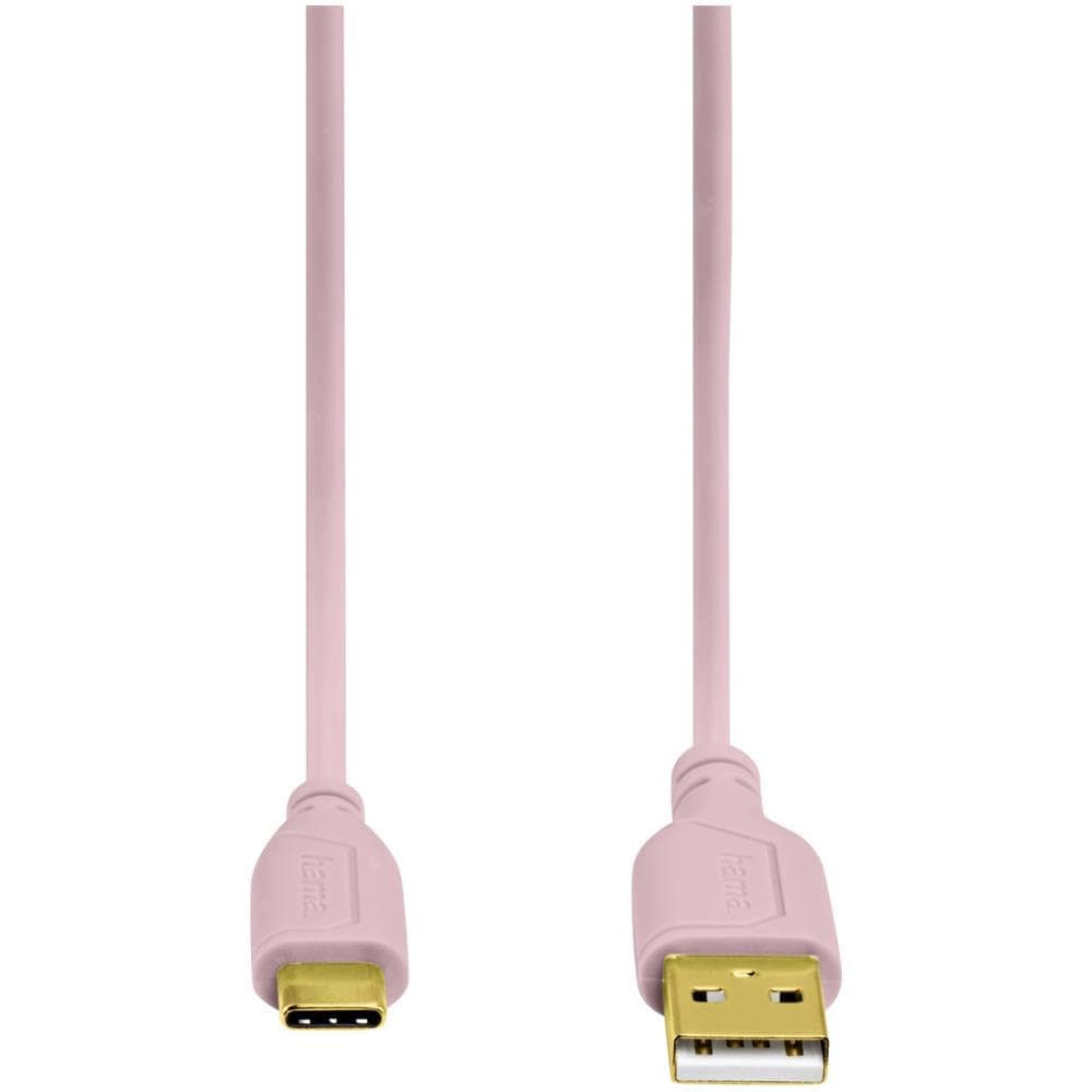 0.75m, USB2.0-C / USB2.0-A 0.75m USB C USB A Rosa cavo USB - Foto 2