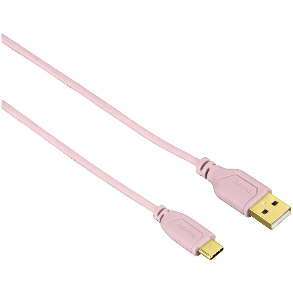 0.75m, USB2.0-C / USB2.0-A 0.75m USB C USB A Rosa cavo USB - Foto 1
