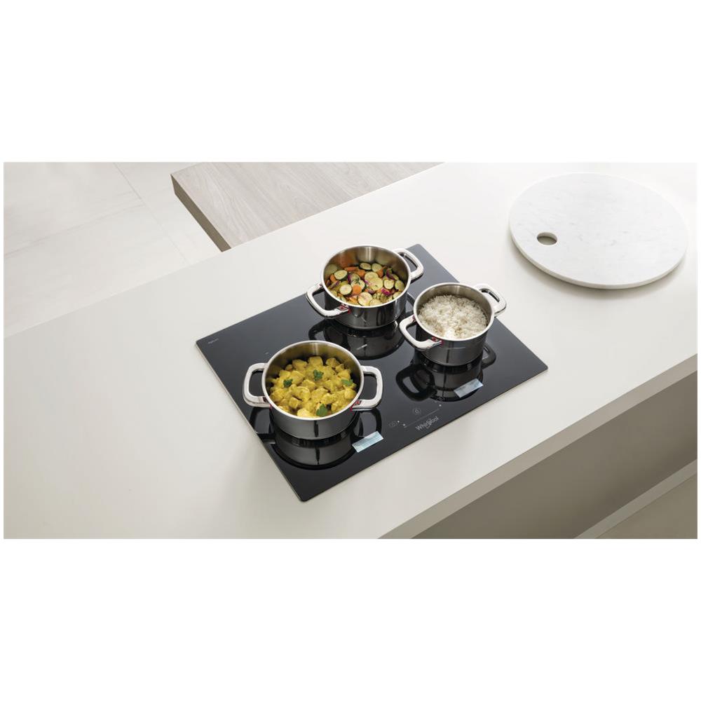 SMP 658C /BT /IXL piano cottura Nero Da incasso 65 cm Piano cottura a induzione 4 Fornello (i) - Foto 2