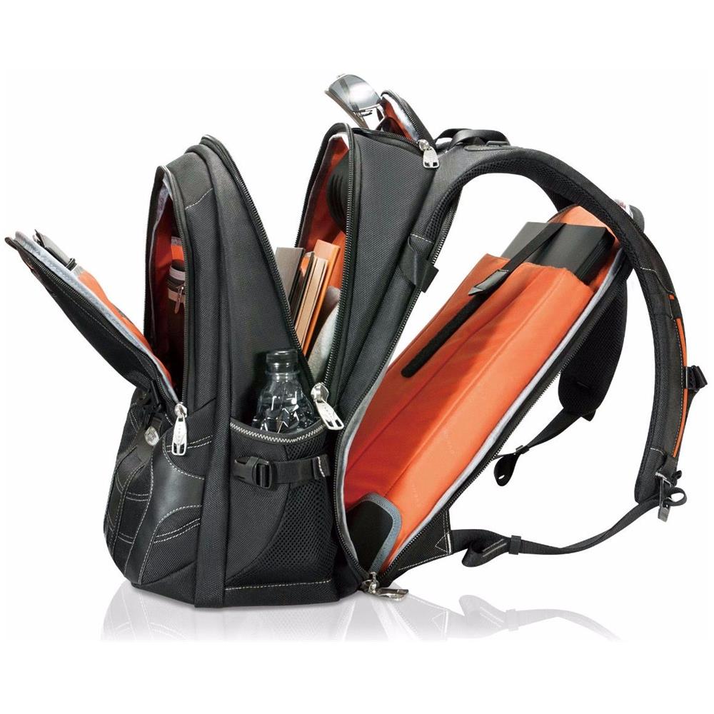 Concept 2 Borsa Per Notebook 43,9 Cm (17.3"") Zaino Nero, Arancione - Foto 2