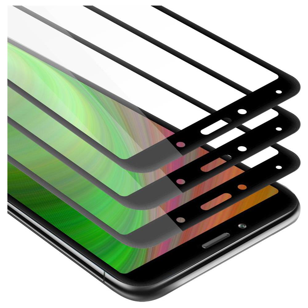 3x Pellicola Armatura A Schermo Intero Compatibile Con Xiaomi Redmi 7a In Trasparente Con Nero - 3x Vetro Temperato (tempered) Di Protezione Del Display In Durezza 9h Con 3d Touch - Foto 1