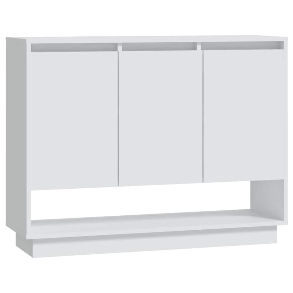 Credenza Bianca 97x31x75 cm in Truciolato - Foto 2