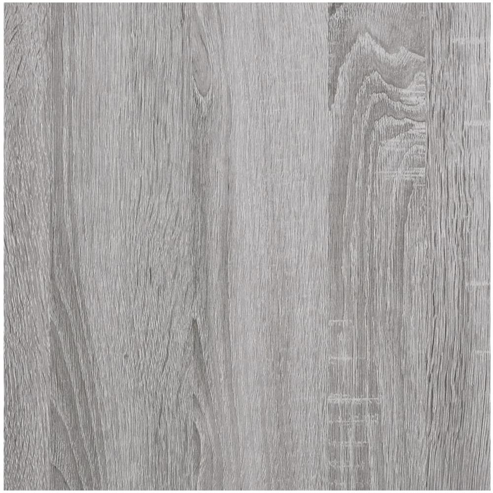 Comodino Grigio Sonoma 40x35x70 Cm In Legno Multistrato - Foto 2