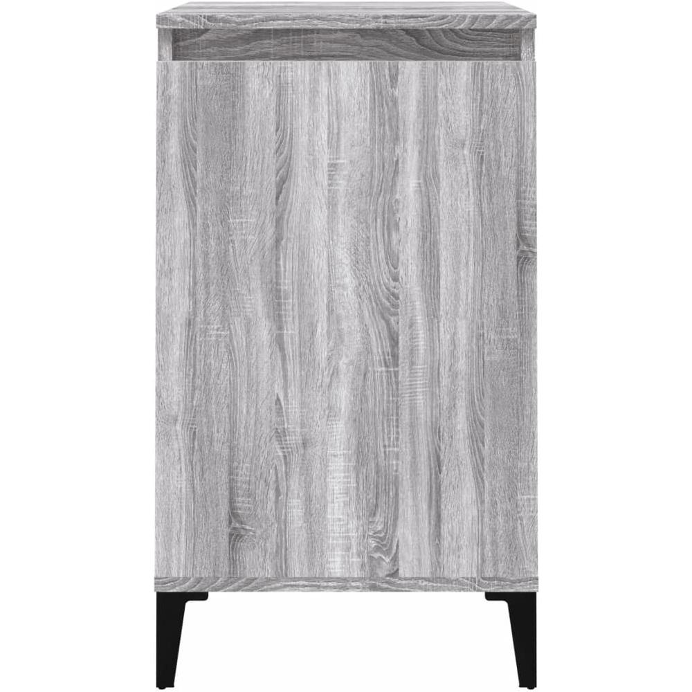 Comodino Grigio Sonoma 40x35x70 Cm In Legno Multistrato - Foto 10
