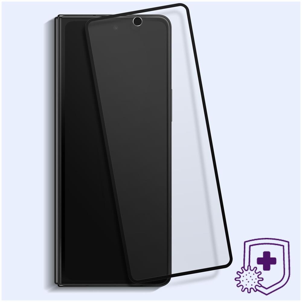 Vetro Temperato Per Samsung Z Fold 4 Garanzia A Vita Bordo Nero - Foto 5