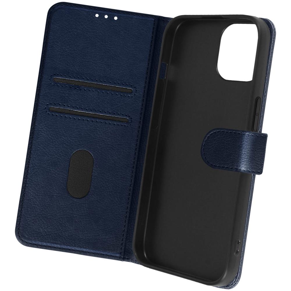 Custodia Per Iphone 15 Pro Max Copertina Portacarte Funzione Supporto Blu - Foto 15