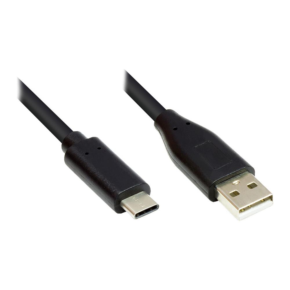 Alcasa Gc-m0119 Cavo Usb 3 M Usb 2.0 Usb A Usb C Nero - Foto 1