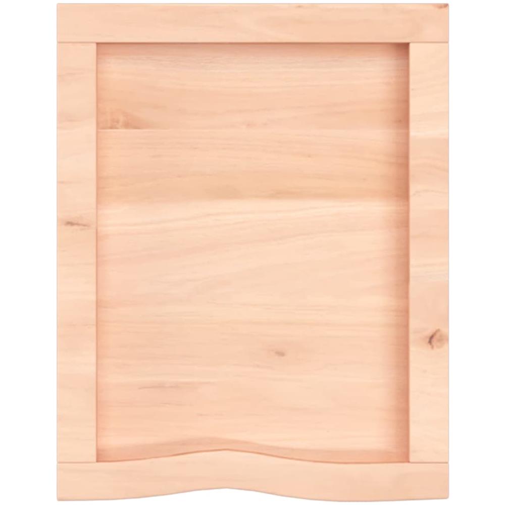 Ripiano a Parete 40x50x (2-6) cm Massello Rovere Non Trattato - Foto 3