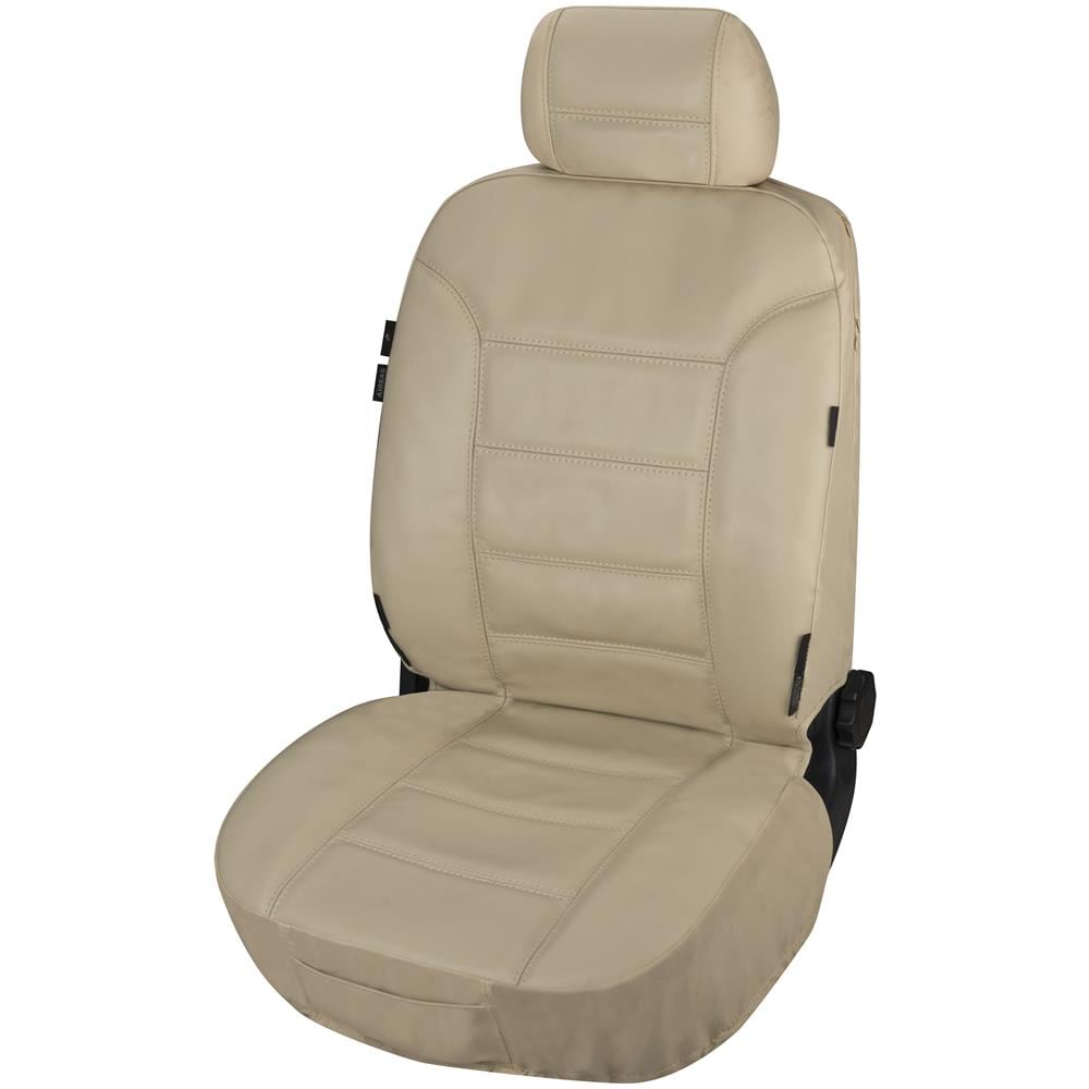 Coprisedili Auto Billy In Vera Pelle Beige Zipp-it - Foto 1