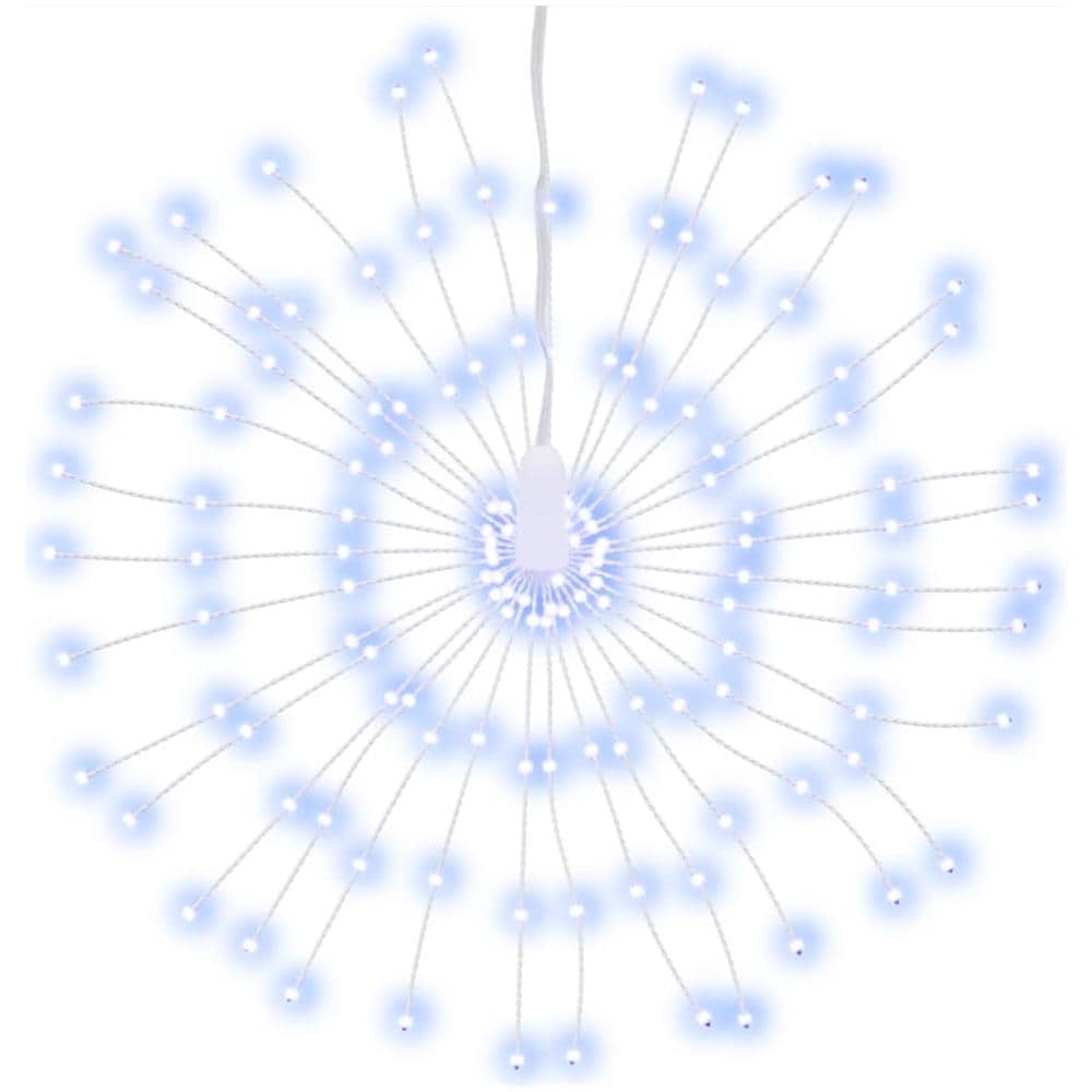 Illuminazioni Di Natale Galassia 140 Led 4pz Bianco Freddo 17cm - Foto 2