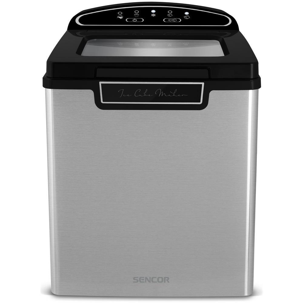 SIM 3500SS macchina per cubetti di ghiaccio Macchina per ghiaccio portatile 12 kg / 24h 105 W Nero, Argento - Foto 1