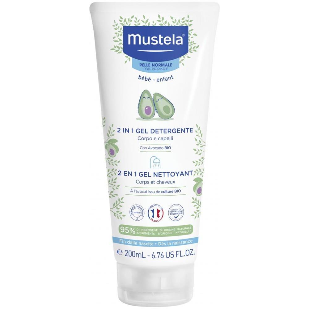 Mustela 2 In 1 Gel Detergente 200Ml - Foto 1