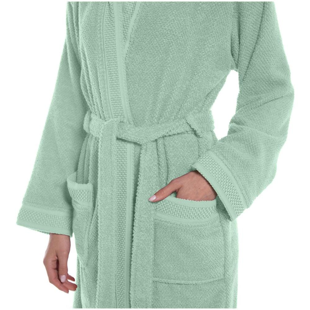 Accappatoio Con Cappuccio Spugnissima Gim In Cotone Colore Verde Misura Xlxxl - Foto 1