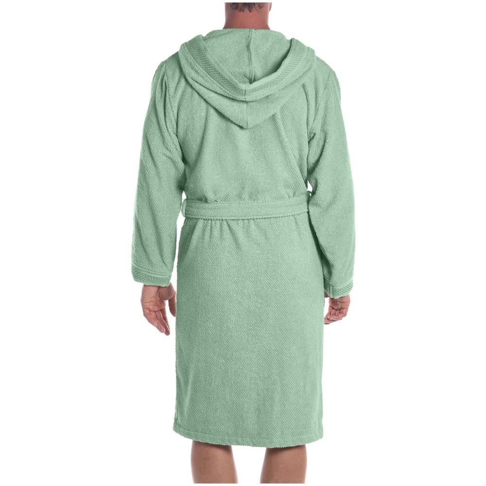 Accappatoio Con Cappuccio Spugnissima Gim In Cotone Colore Verde Misura Xlxxl - Foto 3