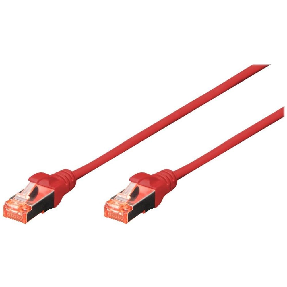 Cavo di Rete Cat6 Maschio / Maschio da 3 m Colore Rosso - Foto 1