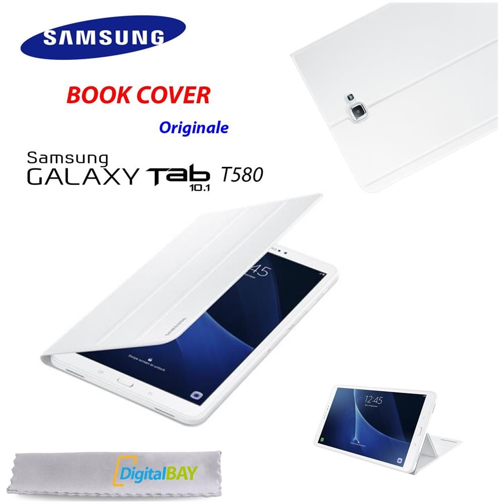 Flip Cover per Galaxy Tab A 10.1" - Bianco - Foto 7
