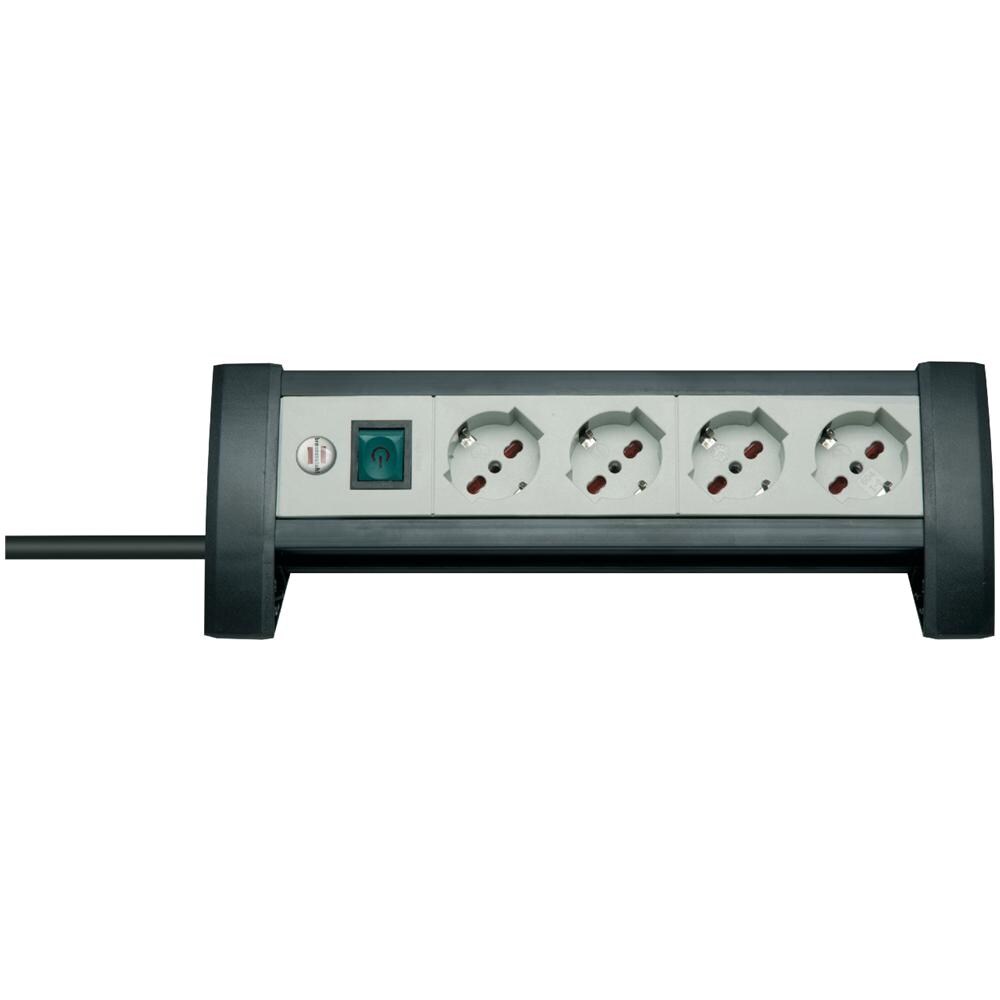 Presa multipla Premium-Office-Line4 prese nero / grigio chiaro1,8m H05VV-F 3G1,5 *IT* - Foto 1