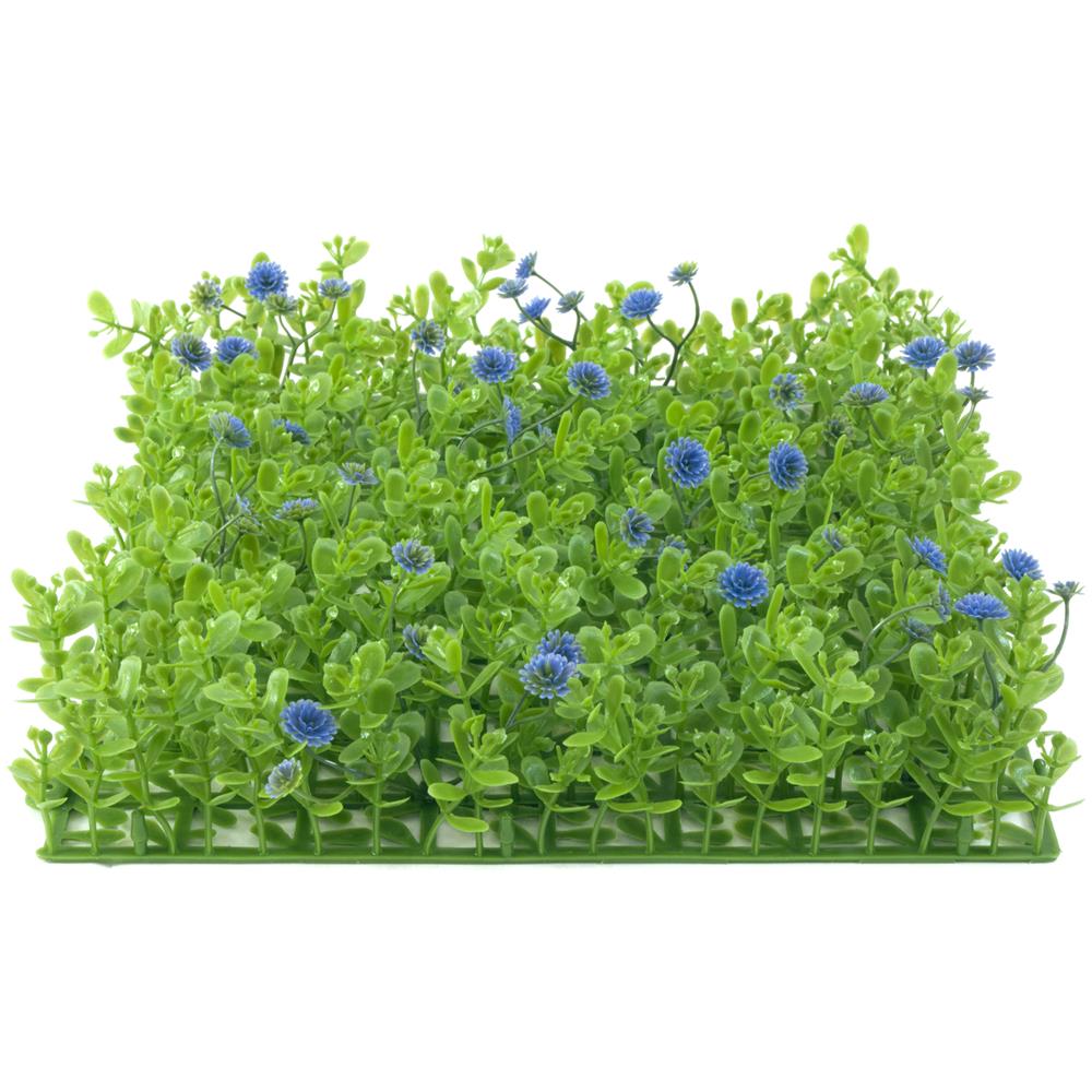 Grass Mat, Artificial, Green-purple, 25x25cm - Foto 1