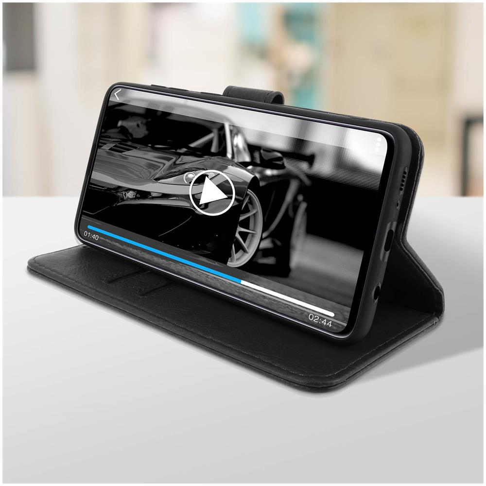 Custodia Samsung Galaxy A51 Portadocumenti Funzione Supporto Nero - Foto 2