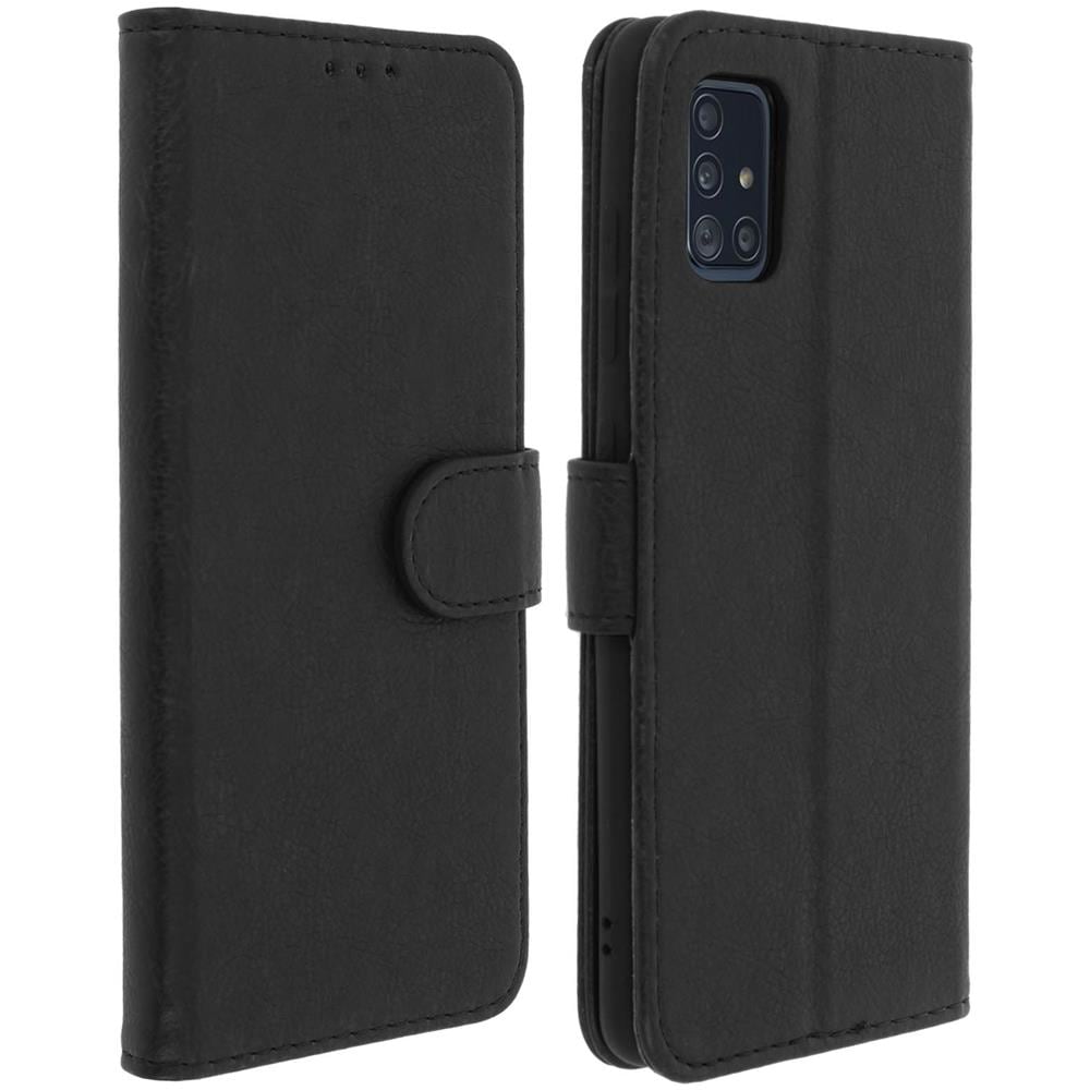 Custodia Samsung Galaxy A51 Portadocumenti Funzione Supporto Nero - Foto 1