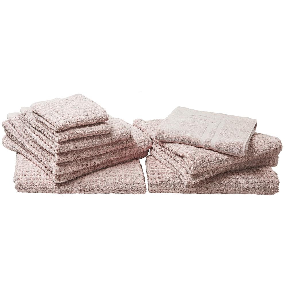 Asciugamano Mani Microfibra Rosa Leopardato - 40x69 Cm, Altamente Assorbente