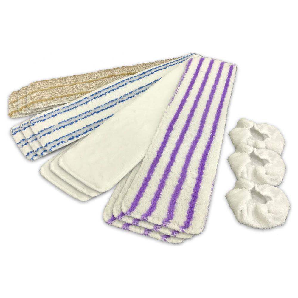 Panni Universali In Microfibra Professionali Multiuso E Multisuperficie Per Pulitore Vapore Od Utilizzo A Secco Lavabili E Ultra Resistenti Made In Italy - Foto 2