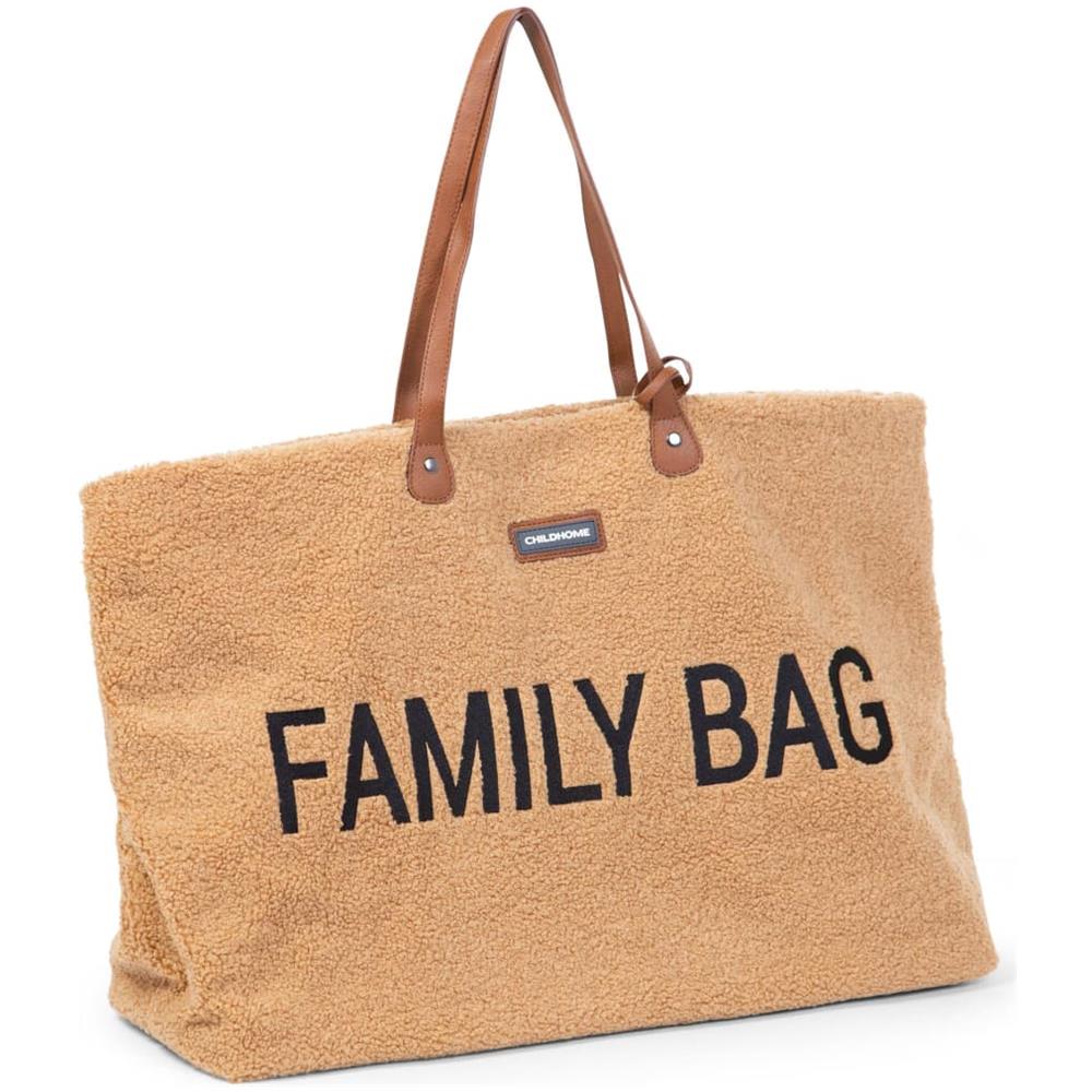 Borsa Family Bag in Peluche Beige - Foto 1