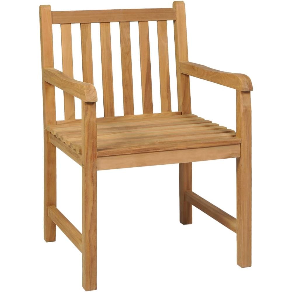 Set da Pranzo per Esterni 7 pz in Legno Massello di Teak - Foto 3