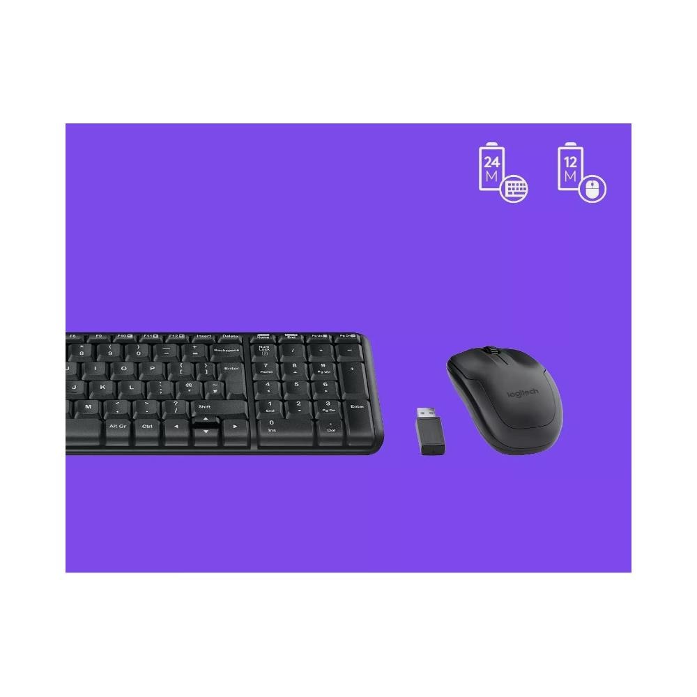 Tastiera e Mouse Wireless 920-007895  per PC/server Colore Nero - Foto 4