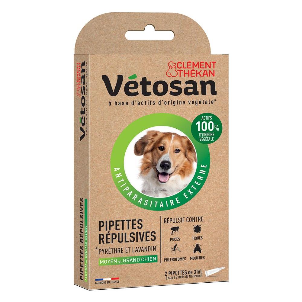 Antichip Anti-tiche Cane Medio E Grande Cane 2 Pipette 3ml Vetosano - Foto 1