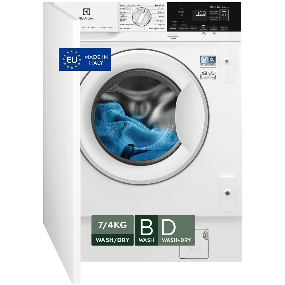 Lavasciuga Dual Care EW7W674BI Capacità Lav 7 Kg Classe D Velocità 1551 Giri - Foto 1