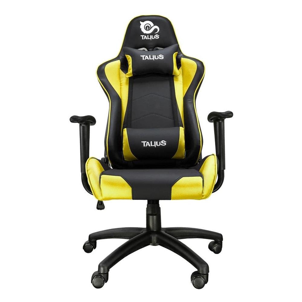 Gecko v2 Sedia per gaming universale Sedia imbottita tappezzata Nero, Giallo - Foto 1