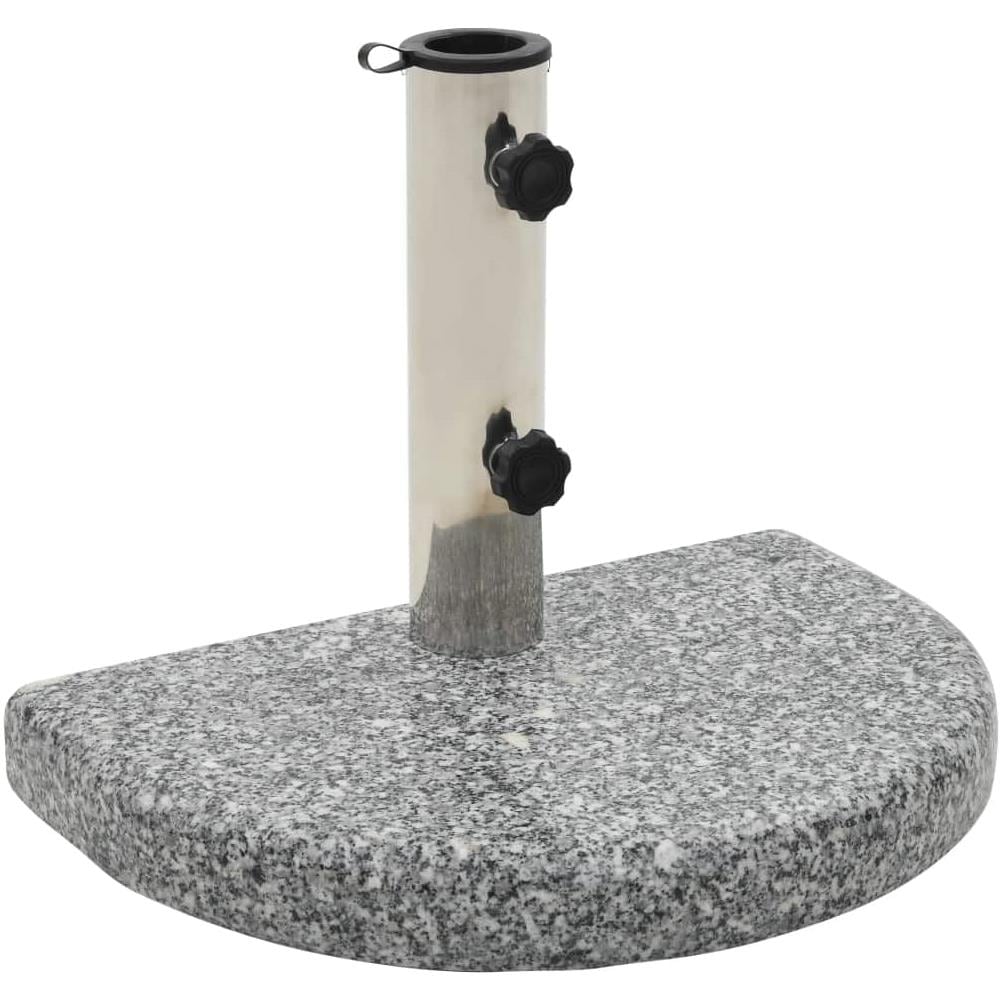Base Per Parasole In Granito Curva 10 Kg Grigia - Foto 1