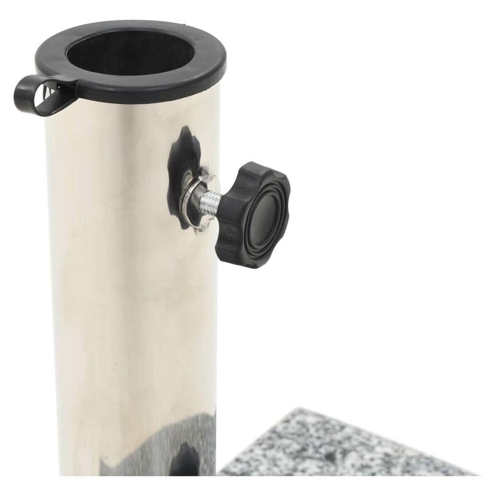 Base Per Parasole In Granito Curva 10 Kg Grigia - Foto 2