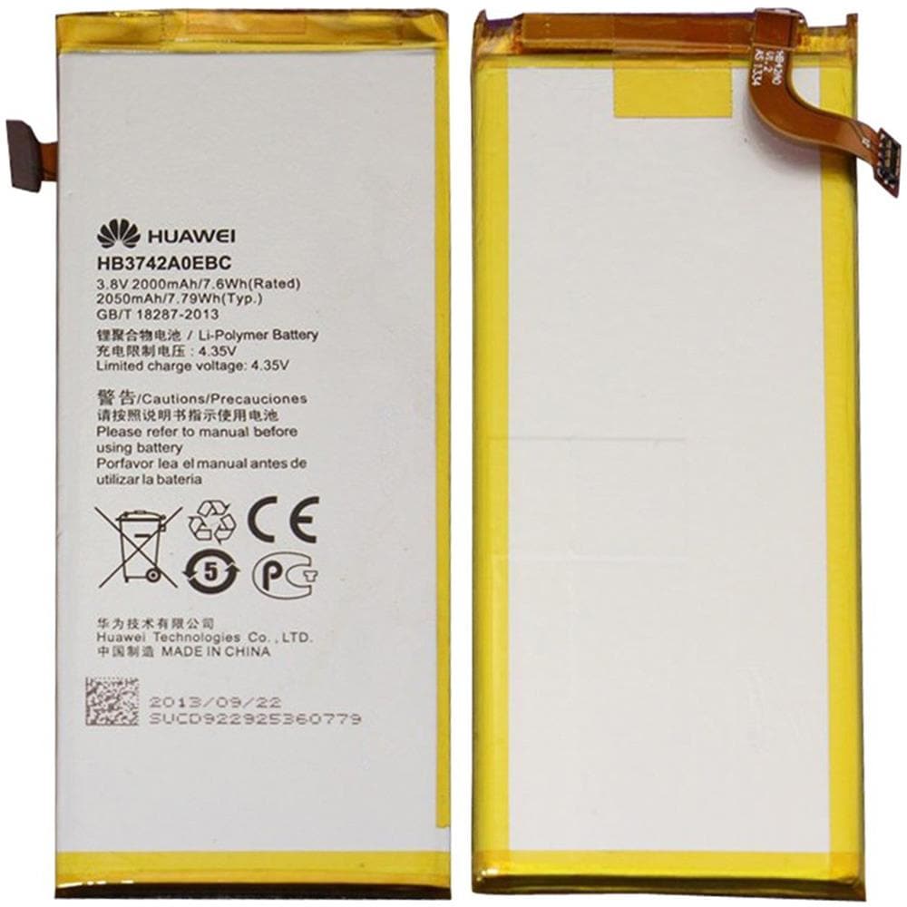 Batteria Pila Ricambio Originale Hb3742a0ebc 2000mah Ascend P6 - Foto 3