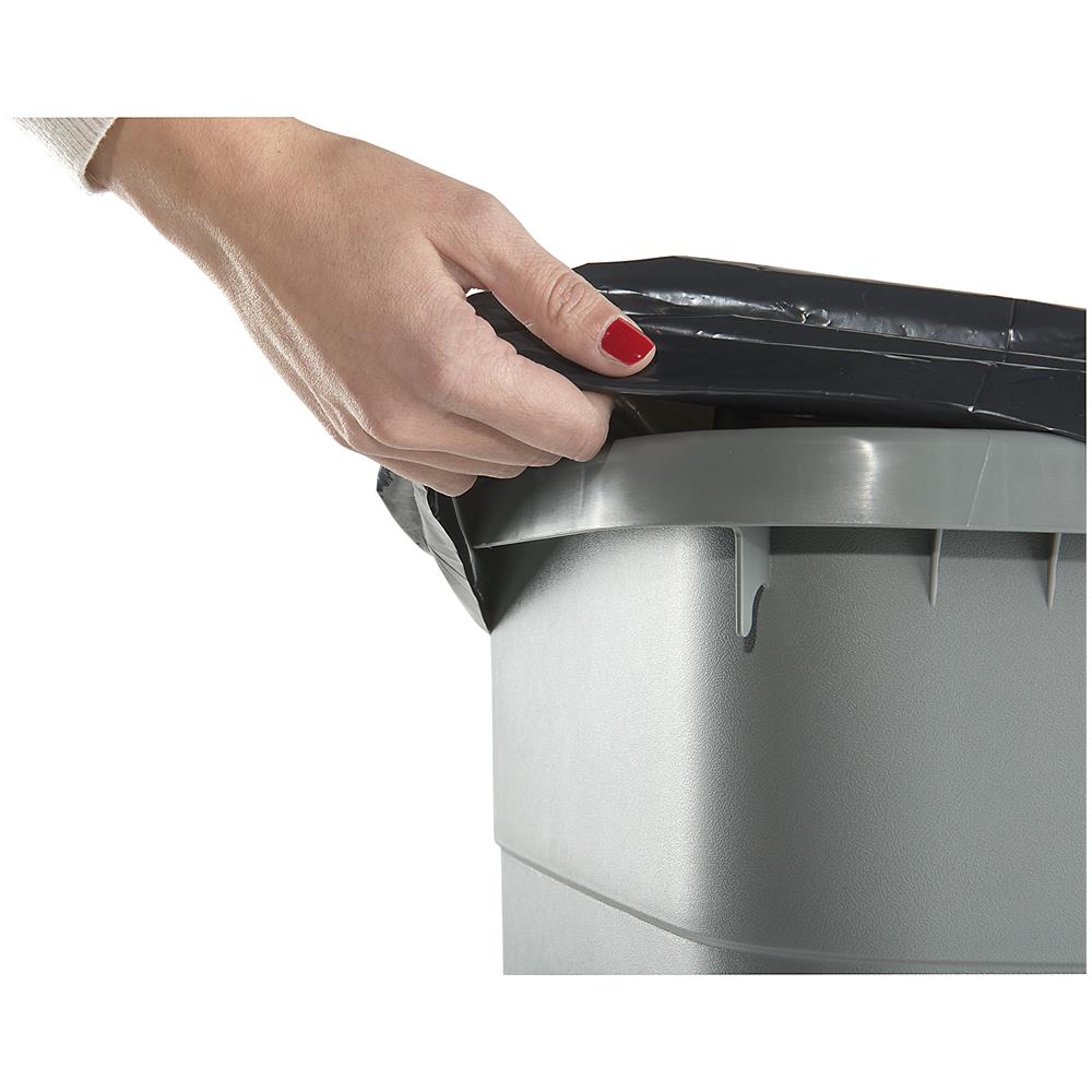 Bidone Carrellato Per Raccolta Differenziata Grigio 80 Litri - Fondo Grigio Con Coperchio Giallo - Foto 3