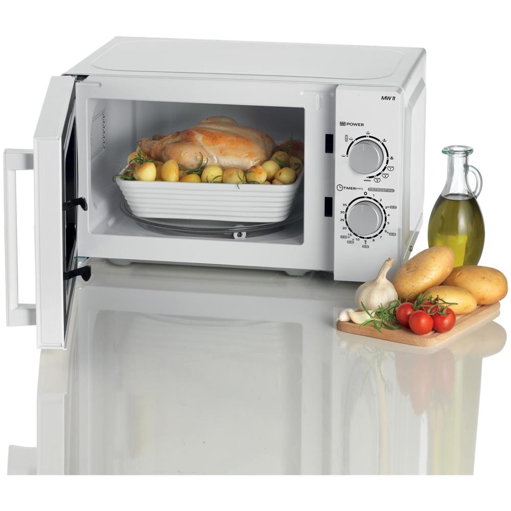 Forno Microonde Combinato + Grill, 700w, Bianco - Foto 11