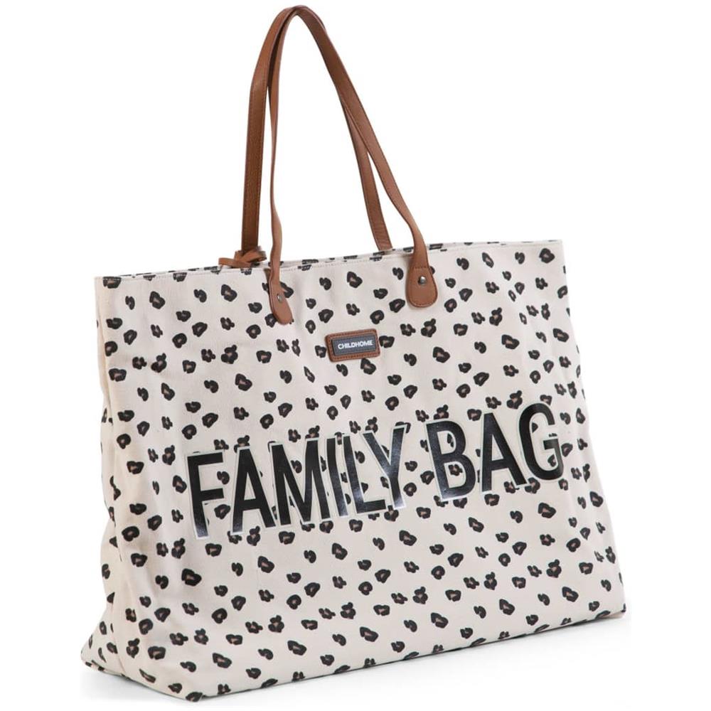 Borsa Family Bag in Tela Leopardata - Foto 1