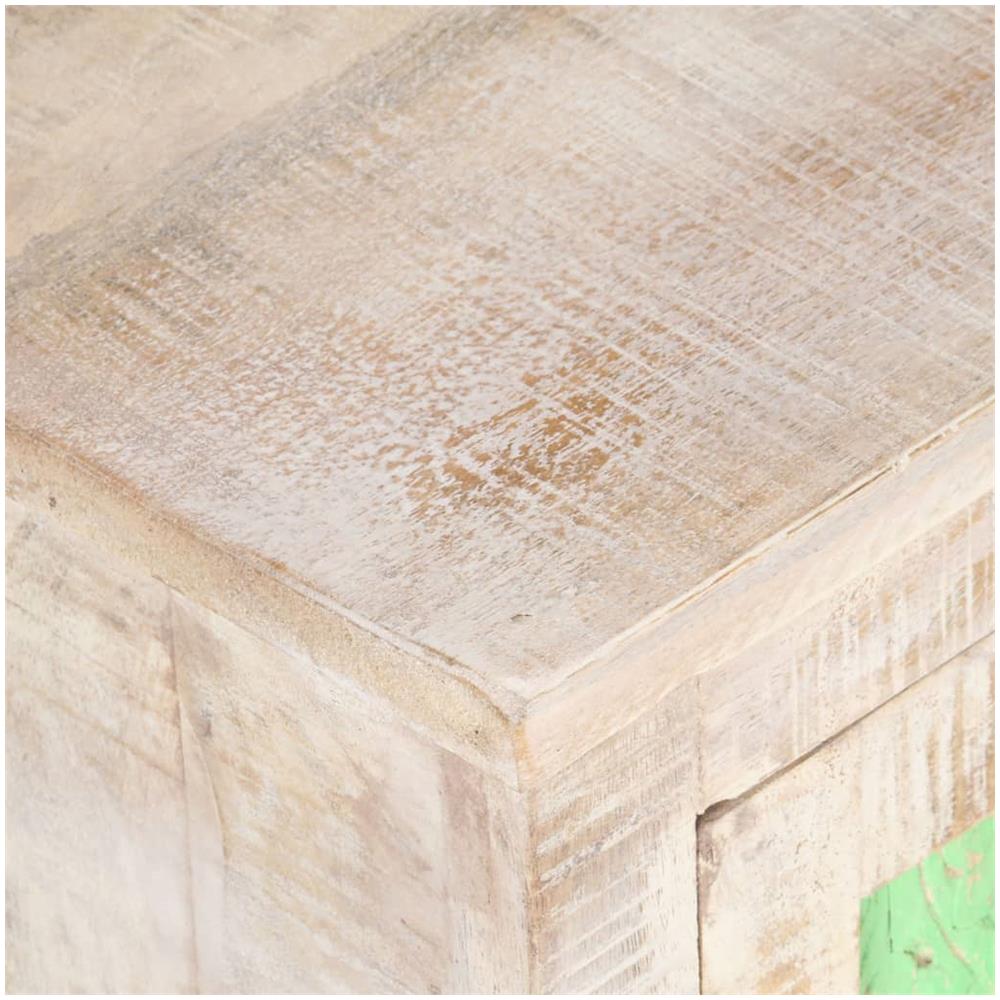 Mobile Porta TV 120x30x40 cm in Legno di Acacia Grezzo - Foto 2