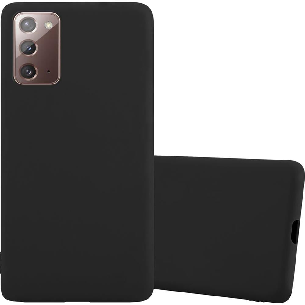 Custodia Compatibile Con Samsung Galaxy Note 20 In Candy Nero - Coperchio Protettivo In Silicone Tpu Flessibile - Foto 1