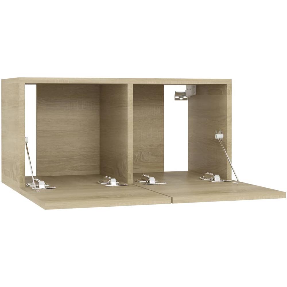 Mobili Porta TV Pensili 2pz Rovere Sonoma 60x30x30 cm - Foto 2