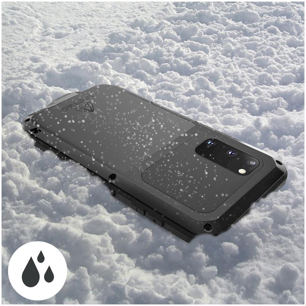 Cover Waterproof Samsung Galaxy S20 Vetro Temperato Powerful Nero - Foto 2