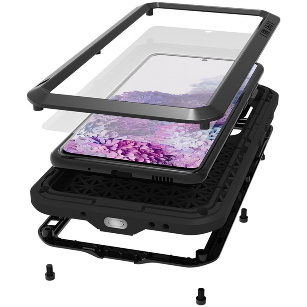 Cover Waterproof Samsung Galaxy S20 Vetro Temperato Powerful Nero - Foto 1