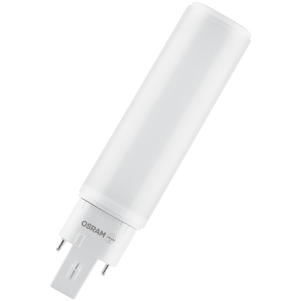 Dulux D Led Em & Ac Mains / Tubo Led: G24d-2, Lunghezza: 148 Mm, 7 W, 18 W Sostituzione Per, Opaco, Cool White, 4000 K - Foto 1